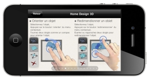 Home Design 3D by LiveCAD : add a furniture